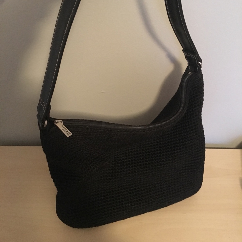 The Sak Black Shoulder Bag Purse